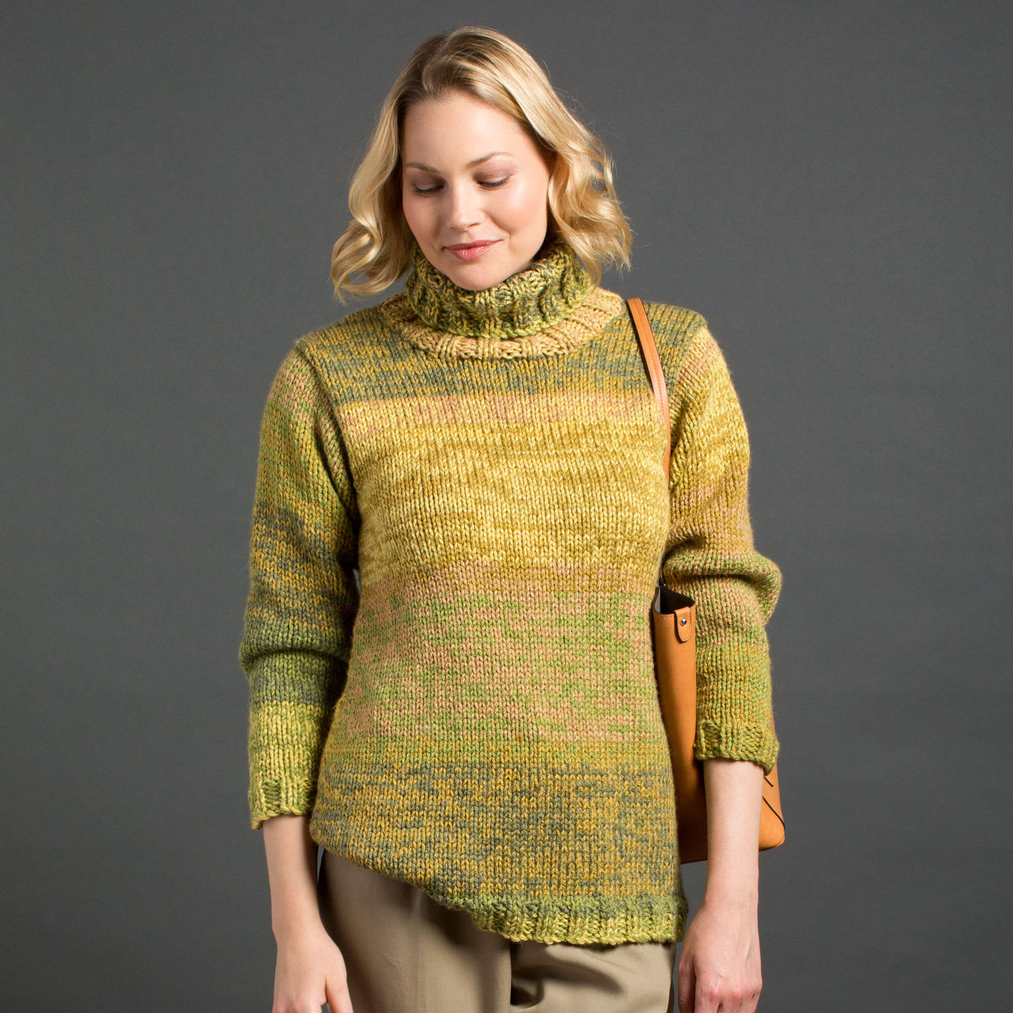 Slipper Pattern Caron Free Easy Caron on the Double Pullover Knitting Pattern | Yarnspirations