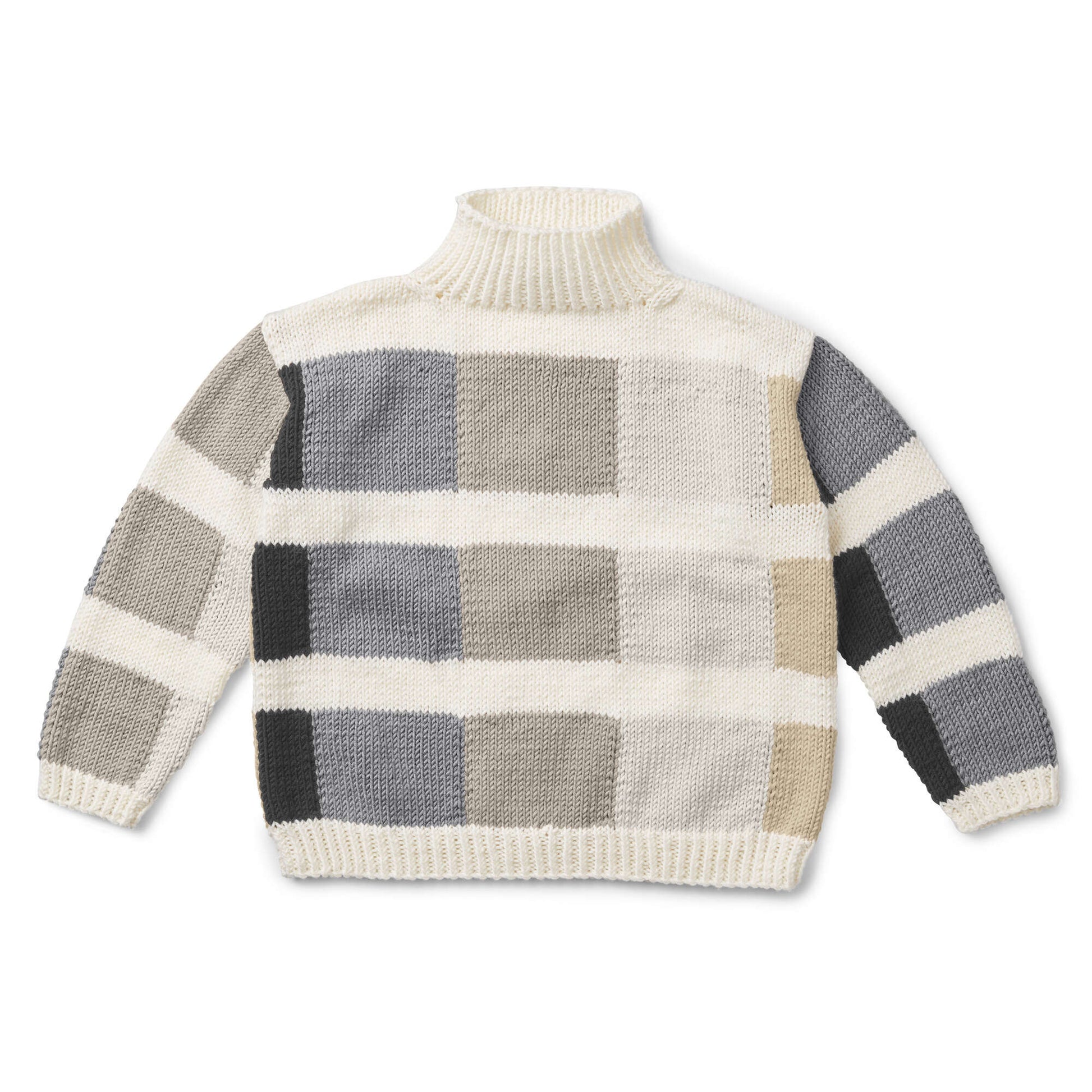 Free Caron X Pantone Color Swatch Knit Sweater Pattern