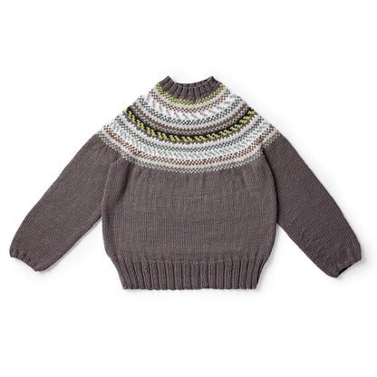Caron St Lawrence Knit Yoke Sweater 4/5XL