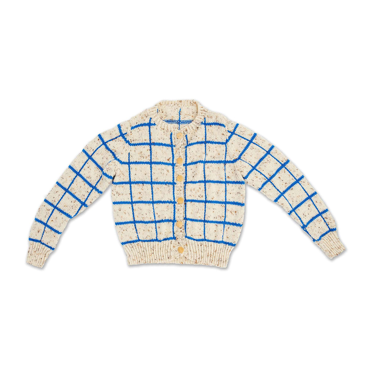 Knit Sweater made in Caron Simply Soft Tweeds yarn