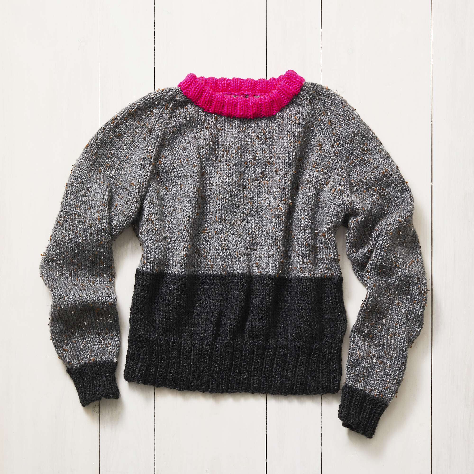 Stitch Club Raglan Color Block Knit Sweater + Tutorial