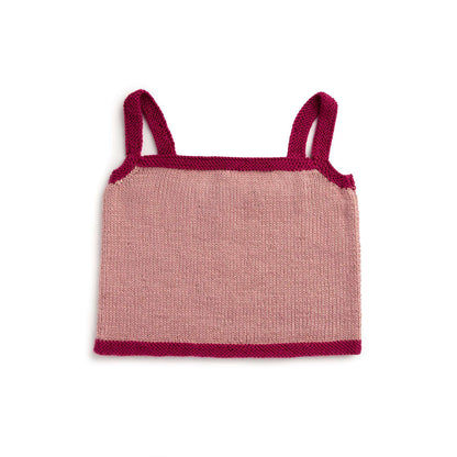 Caron Knit Contrast Trim Top 4/5 XL