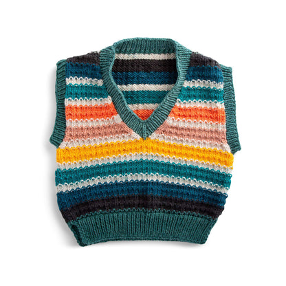 Caron Knit City Walks Sweater Vest 2/3 XL