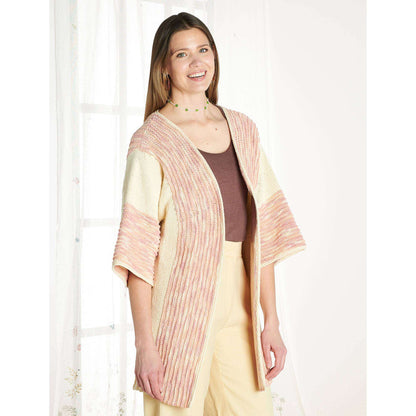 Caron Knit Longline Cardigan XL