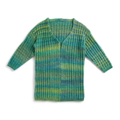 Caron Vertical Ridges Knit Cardigan XS/S