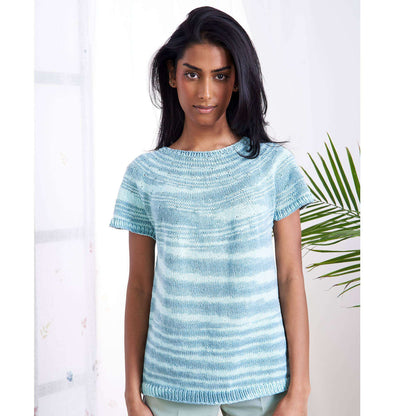 Caron Top Down Knit Tee 2/3 XL