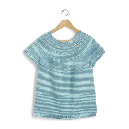 Caron Top Down Knit Tee 2/3 XL