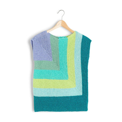 Caron Mitered Knit Top XL