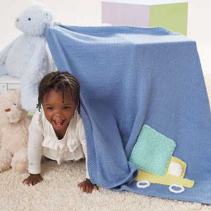 Caron Truck Pocket Knit Blanket Single Size
