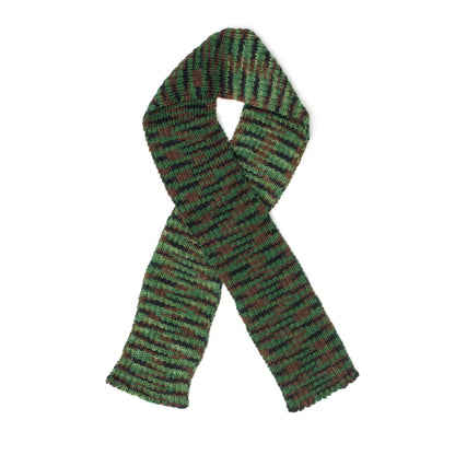 Caron Camouflage Scarf Knit Single Size