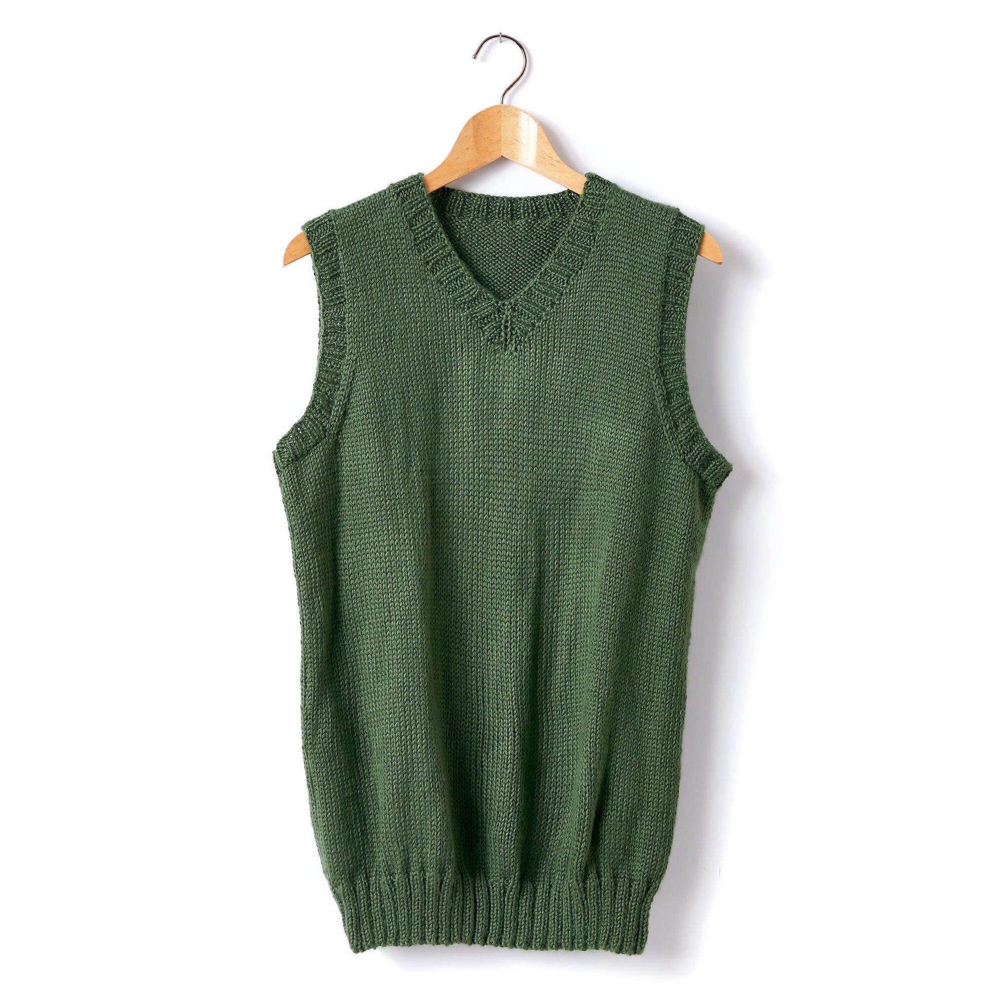 Sleeveless V Neck Vest Knitting Pattern Sirdar Cotton DK Knitting