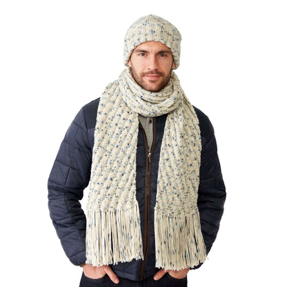 Caron Easy Knit Hat & Scarf Set