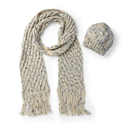 Caron Easy Knit Hat & Scarf Set