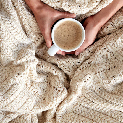 Caron Counterpane Knit Blanket Single Size