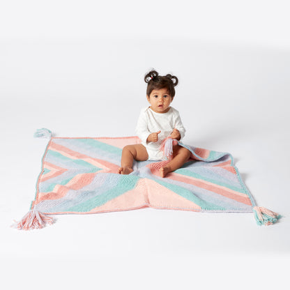 Caron Four Corners Knit Blanket Single Size