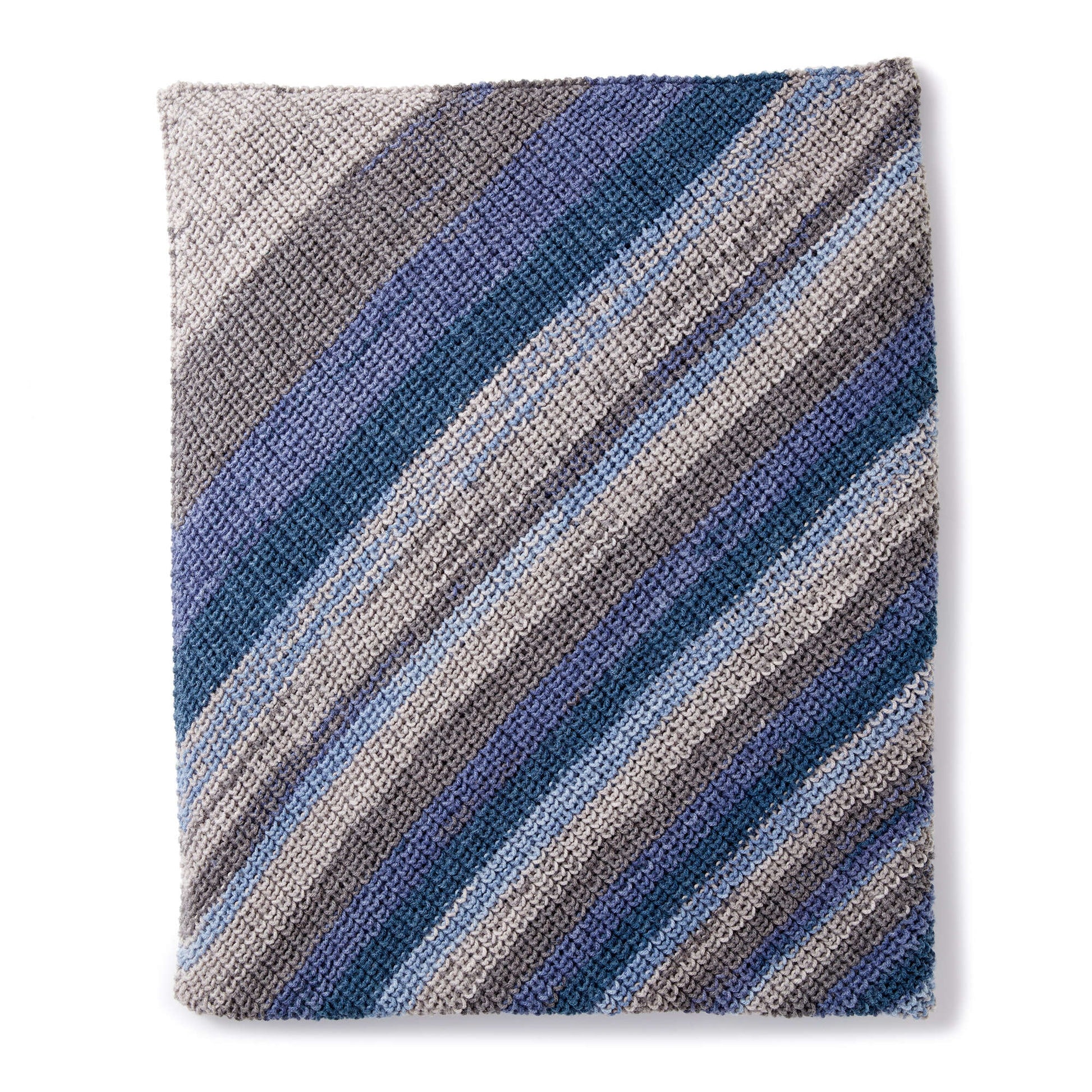 Free Caron Shake It Up Knit Blanket Pattern