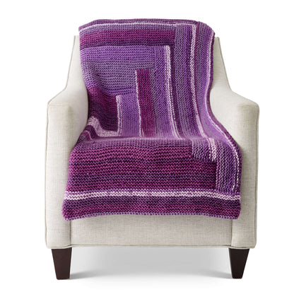 Caron Pickup Lines Knit Afghan Single Size