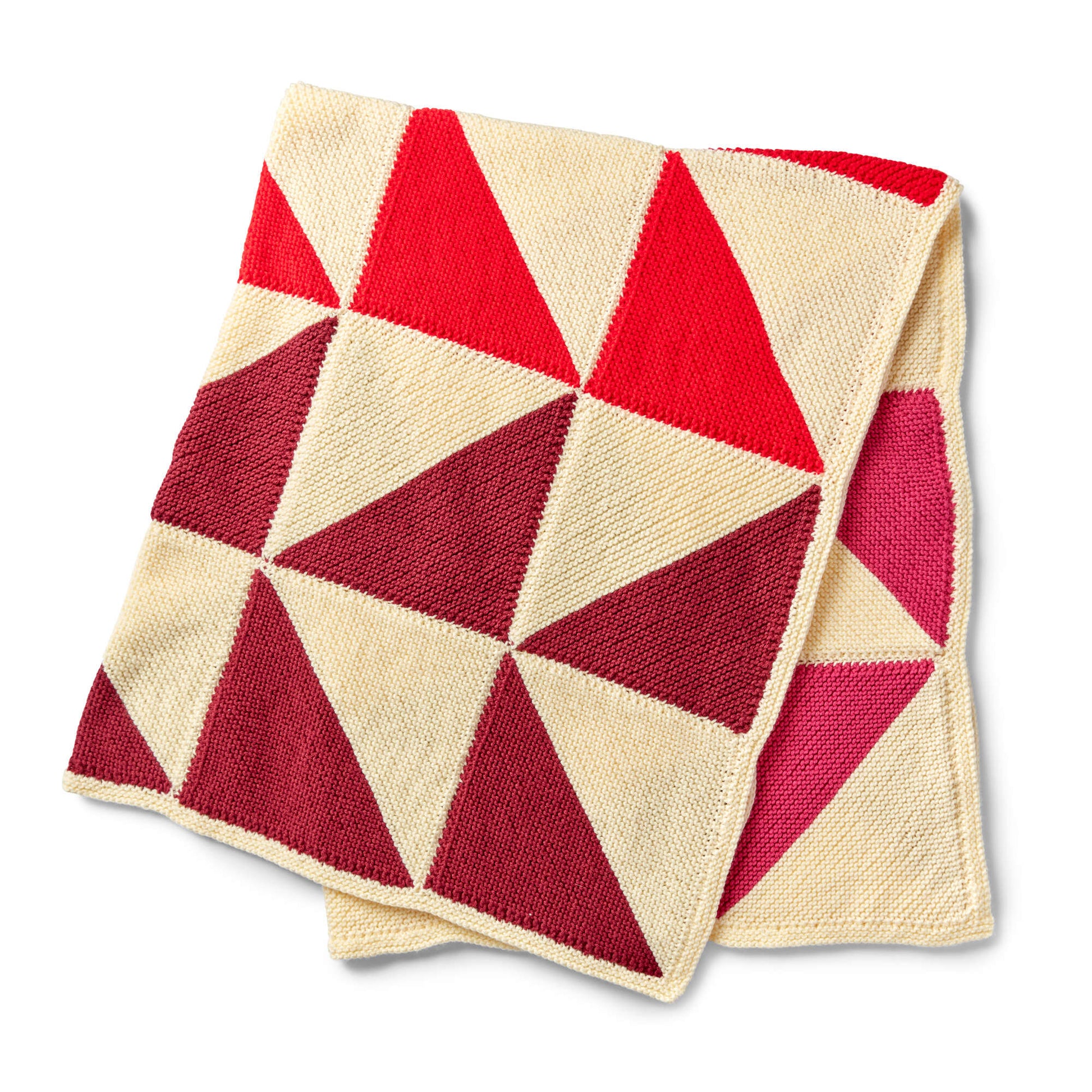 Free Caron Turning Points Knit Blanket Pattern