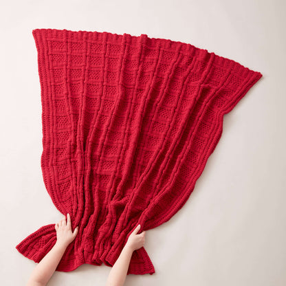 Caron Gridlock Knit Blanket Single Size