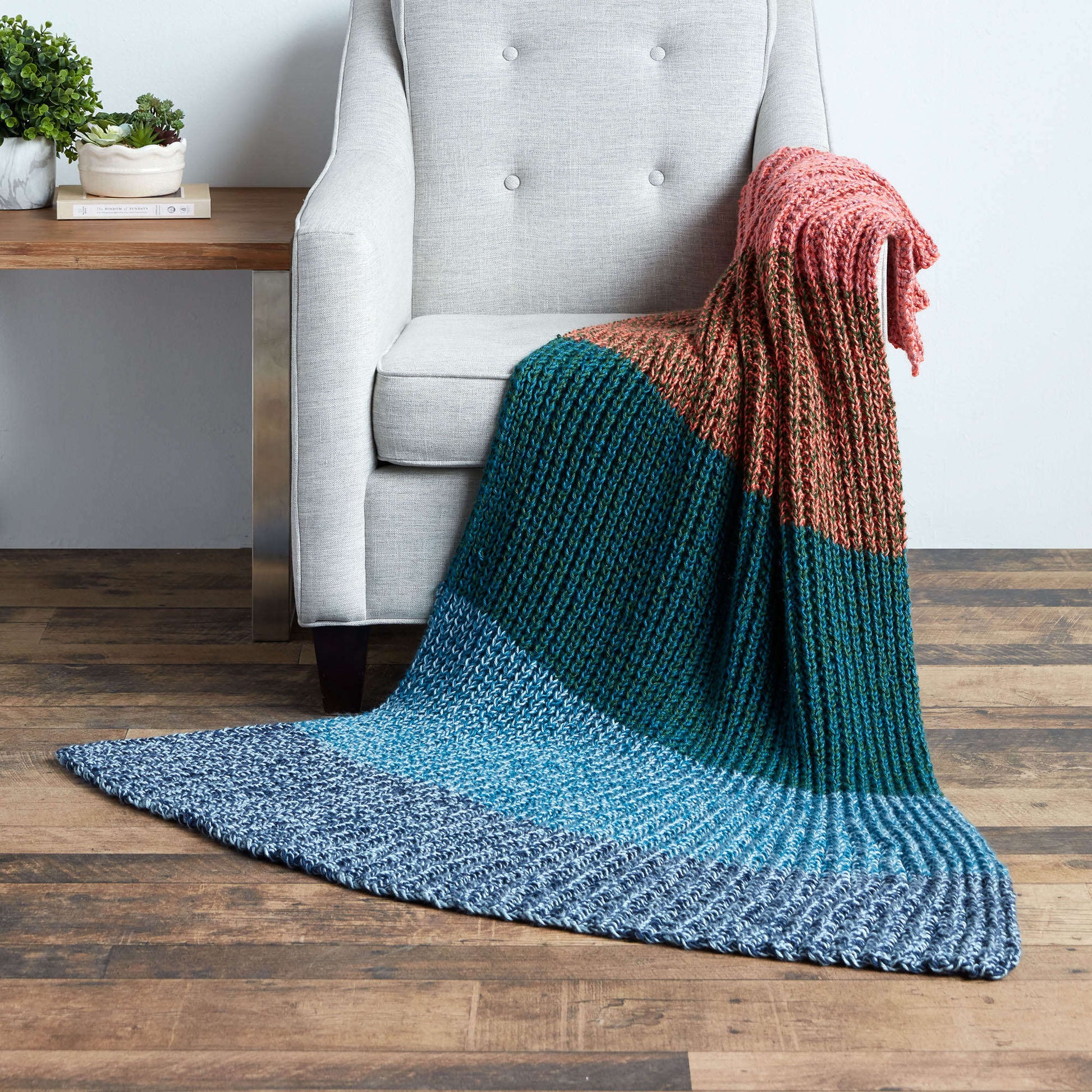 Free Caron Speedy Knit Blanket Pattern