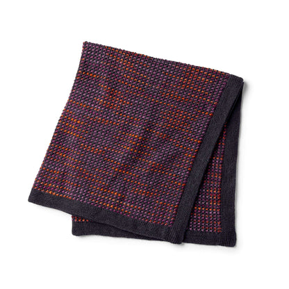 Caron Bee Stitch Knit Blanket Single Size