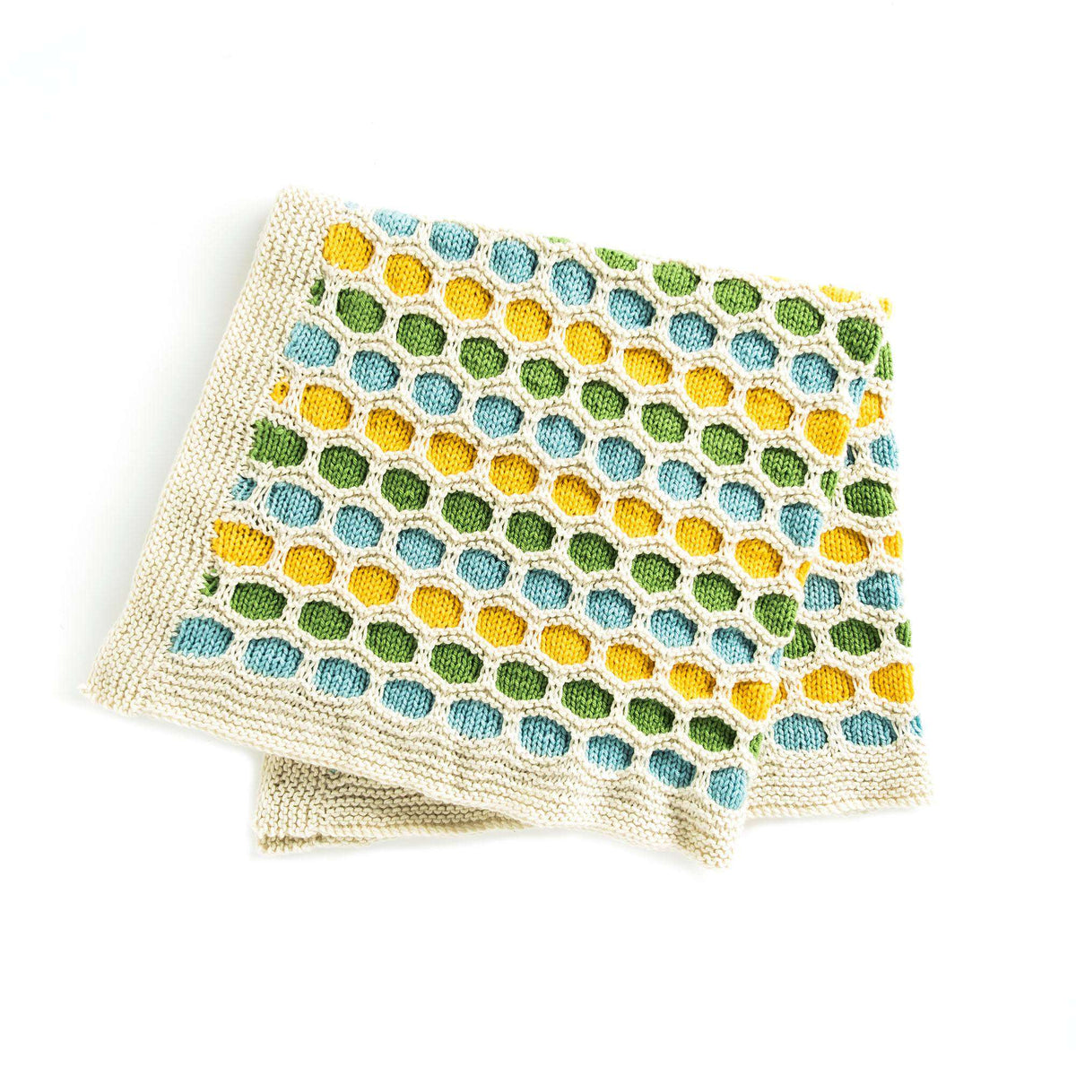 Knit Blanket made in Caron One Pound yarn