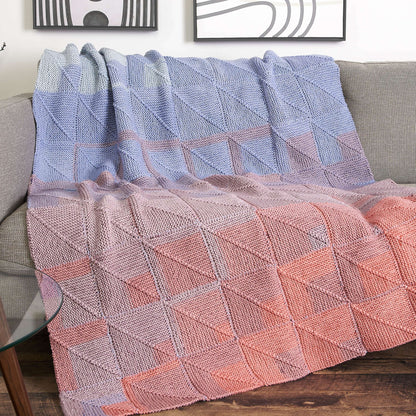 Caron Shade & Fade Knit Blanket Single Size