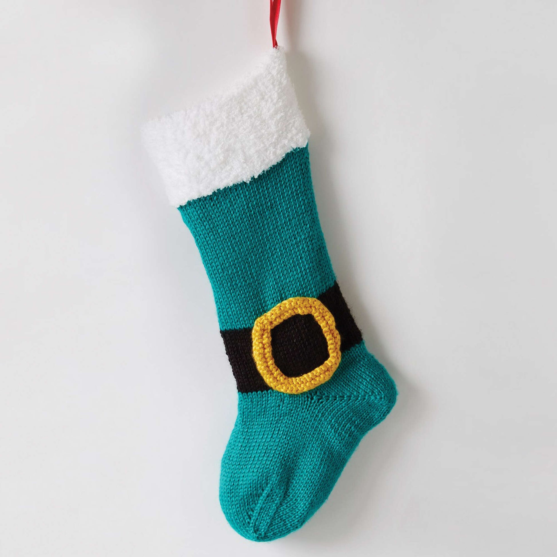 Free Caron Santa/Elf Stockings Knit Pattern