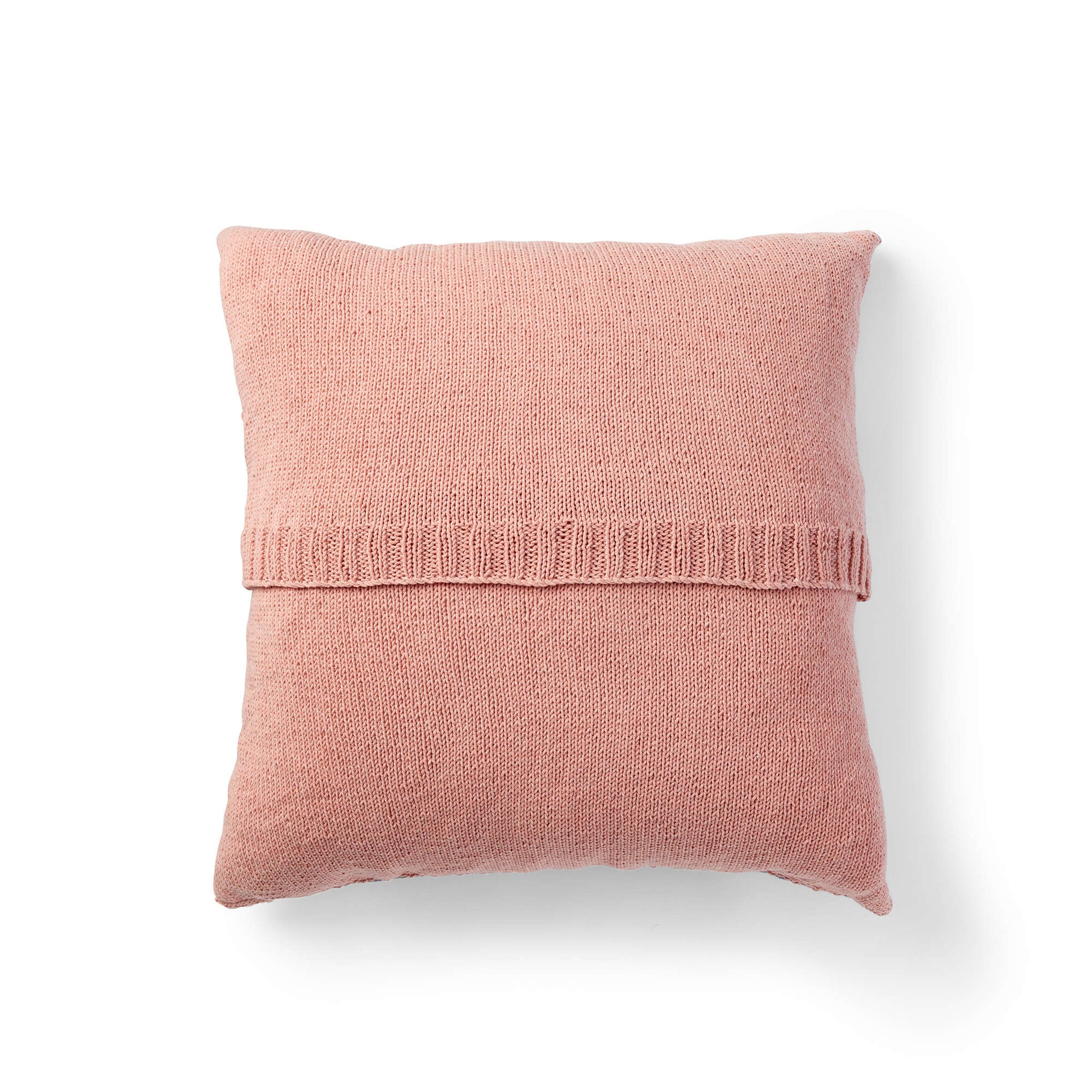Free Caron Mosaic Knit Grid Pillow Pattern
