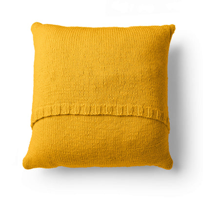 Caron Texture and Fringe Knit Pillow Single Size