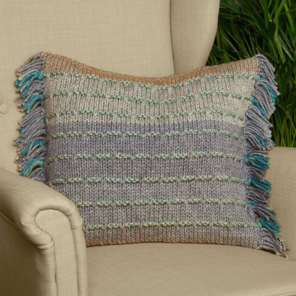 Caron Woven Fringe Knit Pillow Single Size