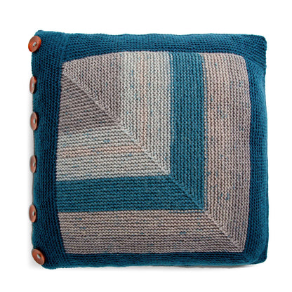 Caron Bold Mitered Stripes Knit Pillow Single Size
