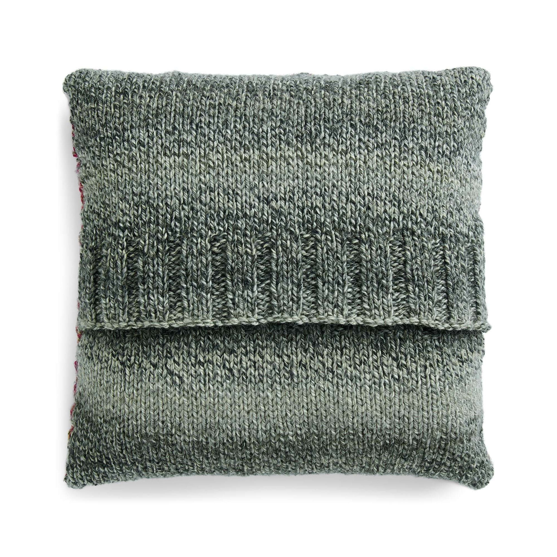 Free Caron Knit Lively Lattice Pillow Pattern