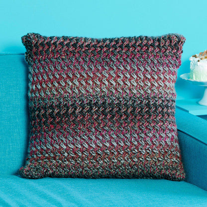 Caron Knit Lively Lattice Pillow Single Size