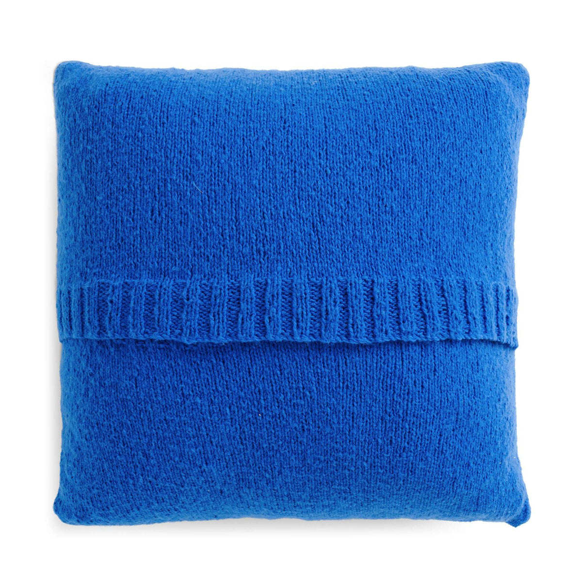 Knit Pillow made in Caron Cloud Cakes yarn