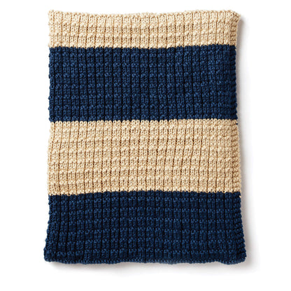 Caron Easy Breezy Knit Blanket Version 1