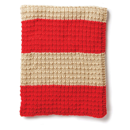 Caron Easy Breezy Knit Blanket Version 1