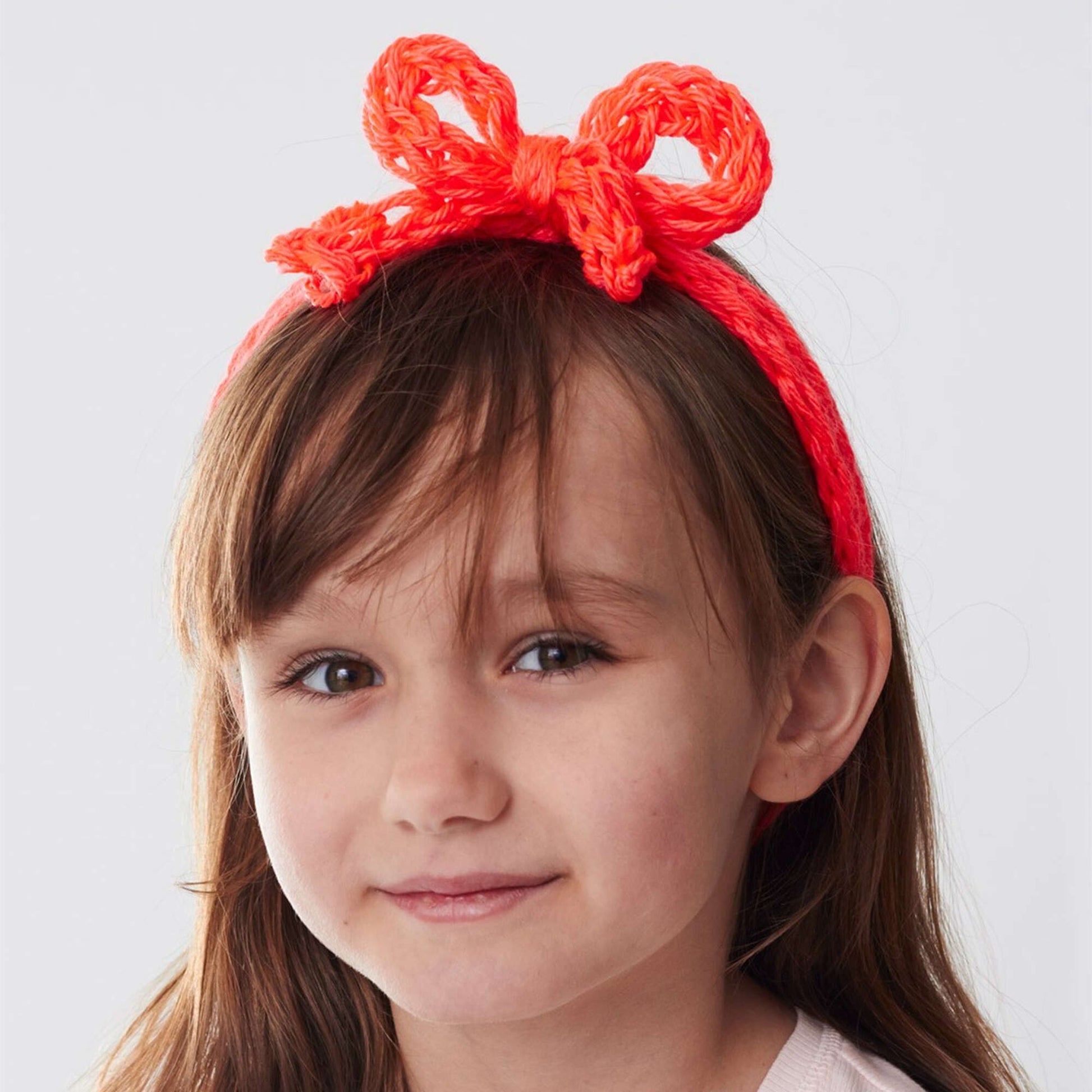 Caron Finger Knitting Hair Tie Yarnspirations