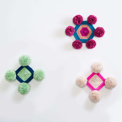 Caron Craft Wrapped Diamond Wall Hangings Caron Colorama O'Go