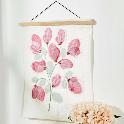 Coats & Clark Embroidery Sheer Delight Applique Wall Hanging Single Size