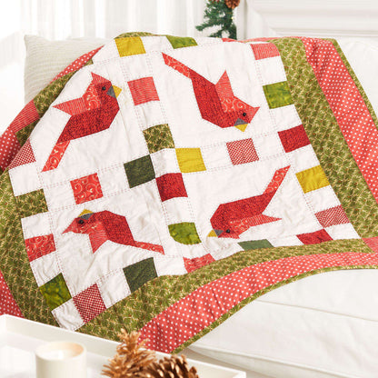 Coats & Clark Sewing Cardinal Quilt Single Size