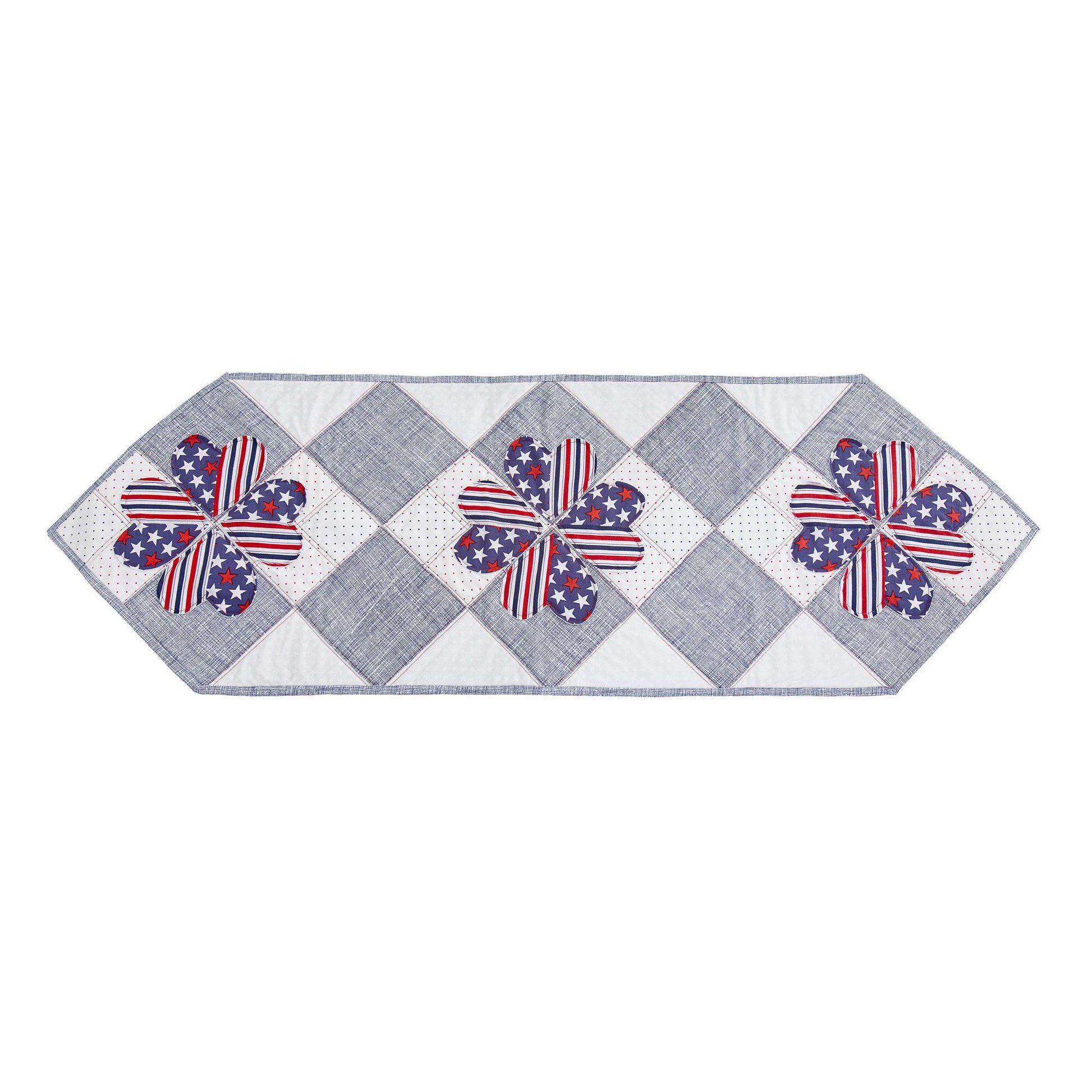 Free Coats & Clark Patriotic Love Table Runner Quilting Pattern