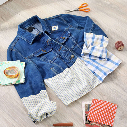 Coats & Clark Sewing Denim Shirt Mash Up Single Size
