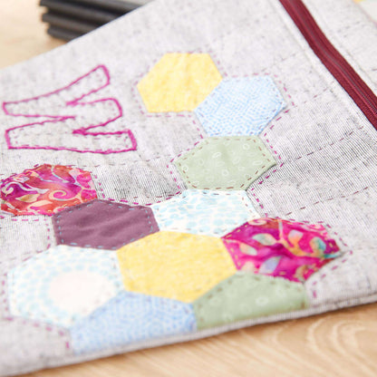Coats & Clark Sewing Personalized Hexie Zipper Pouch Single Size