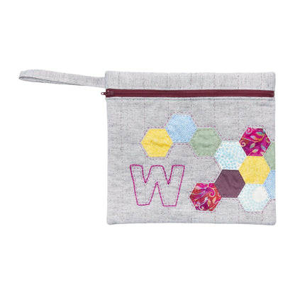 Coats & Clark Sewing Personalized Hexie Zipper Pouch Single Size