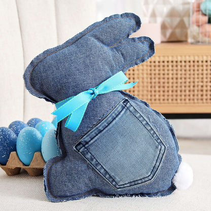 Coats & Clark Sewing Denim Blue Bunny Single Size