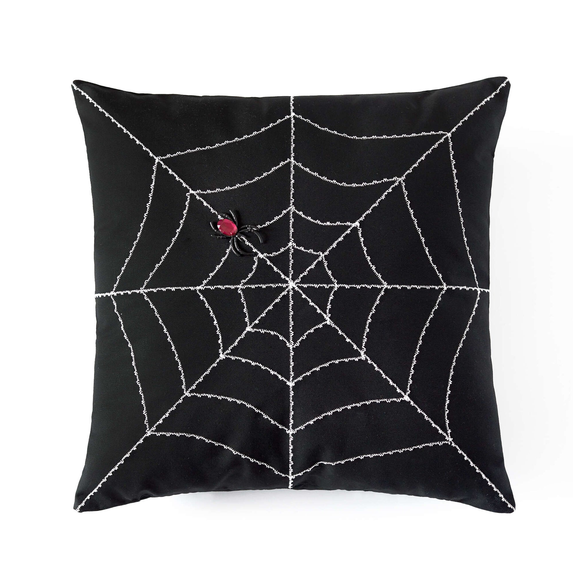 Free Coats & Clark Sewing Spider Web Pillow Pattern