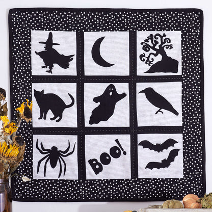 Coats & Clark Halloween Silhouette Quilt Sewing Single Size