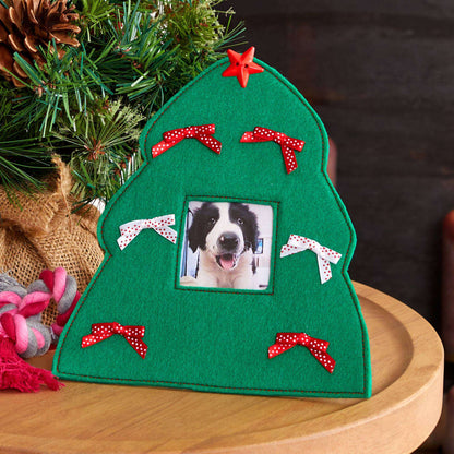 Coats & Clark Sewing Christmas Tree Photo Frame Single Size