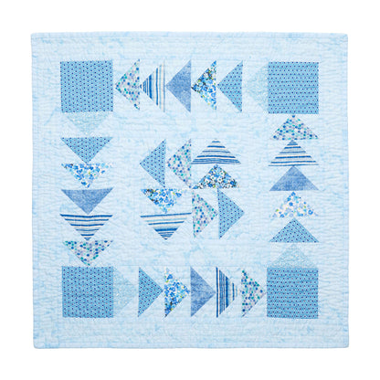 Coats & Clark Sewing Blue Geese Quilt Single Size